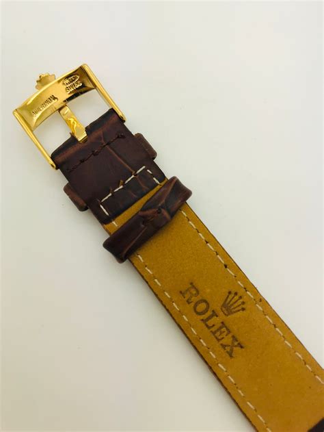 rolex leather strap buckle|genuine Rolex leather straps.